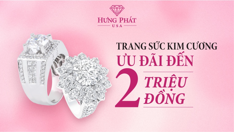 Mua kim cương tròn trên 5ly4 TẶNG NGAY viên kim cương 1/2 size