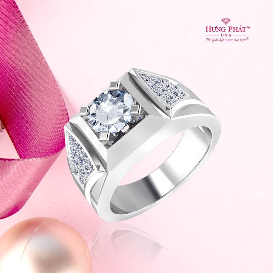 Top 5 mẫu nhẫn kim cương nam giá rẻ phong cách thời thượng