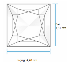 Kim cương hột xoàn 4 ly 5 đến 5 ly 4
