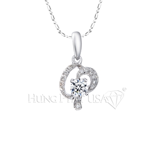 Vỏ mặt dây chuyền kim cương 18K P102692